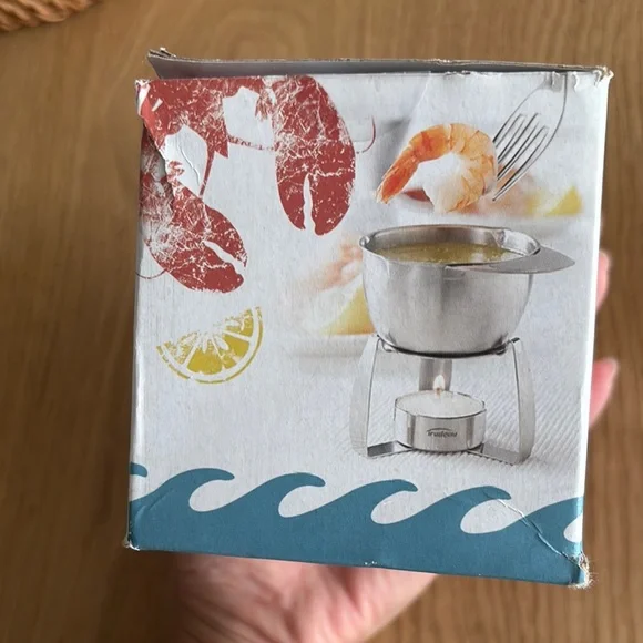 $8 Trudeau Silver Butter Warmer - Picture 5 of 9